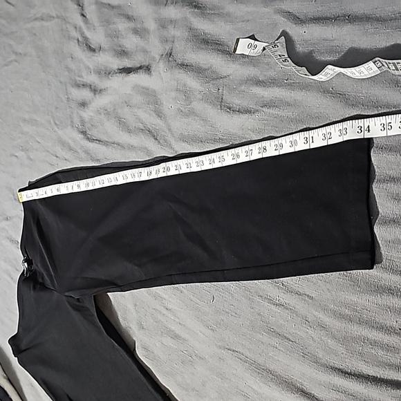 Eileen Fisher | Slim Ankle Black Stretchy Slacks - Picture 6 of 9